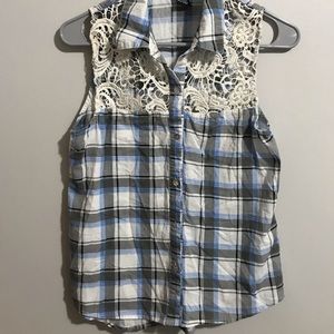 Plaid tank top